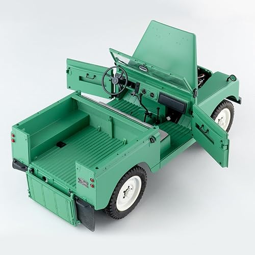 Miniatura 4 de BEEZRC FMS 112 RC Crawler Land Rover Series II RC RTR 4WD 2.4G Model Car Hobby RC Crawler RC Cars Offroad RC Truck Auto de control remoto con