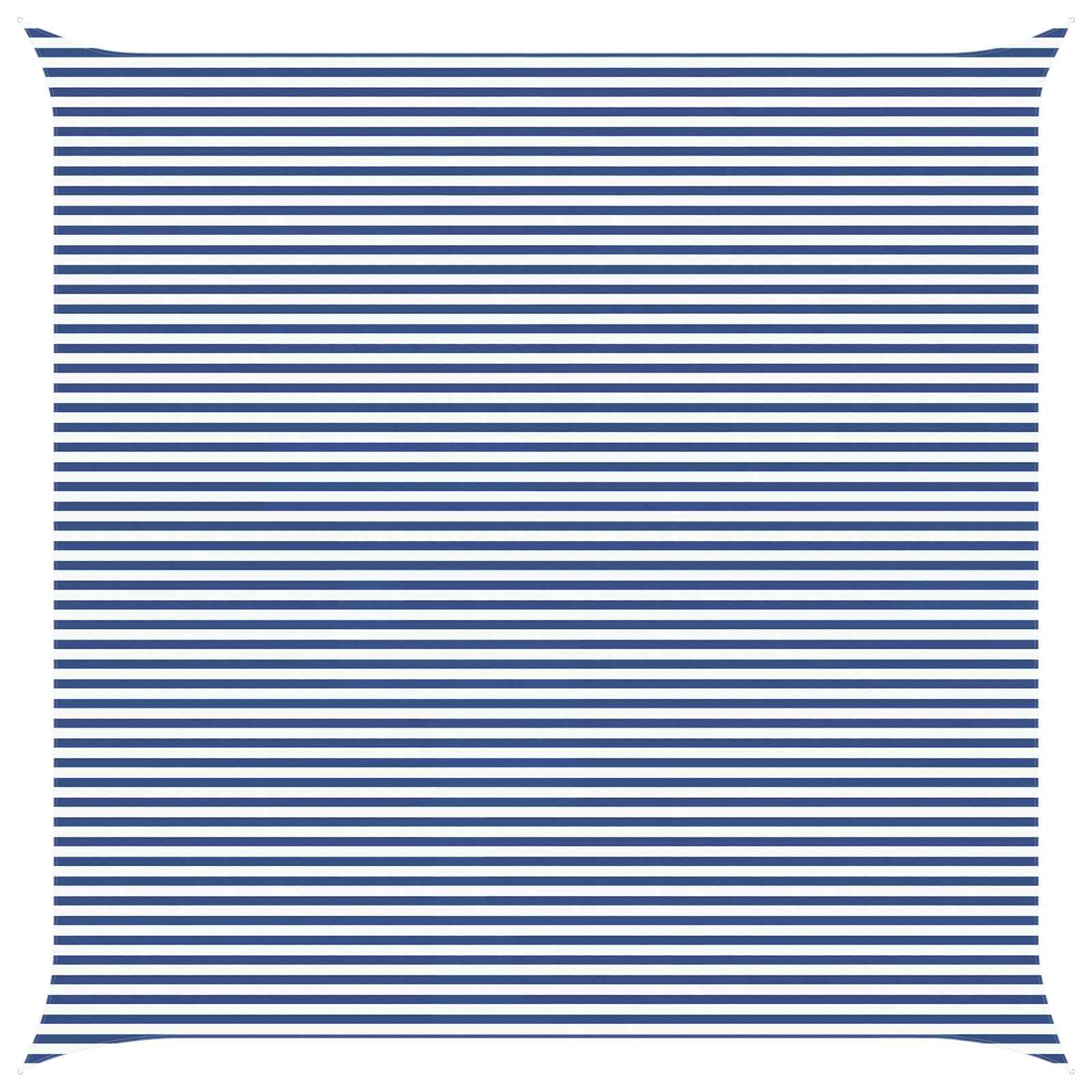 Voile d'ombrage grande taille 7x7 m imperméable pour ombrager la terrasse