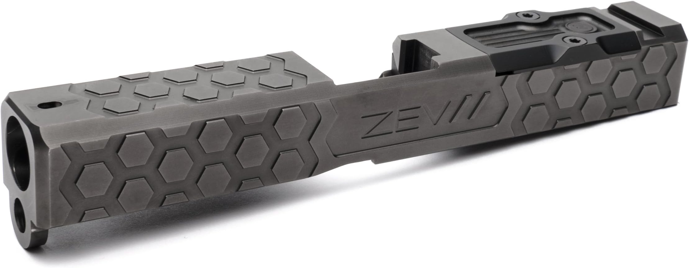 Zev Z19 Hex Gray 3rd Gen Stripped Slide with RMR Cover Plate