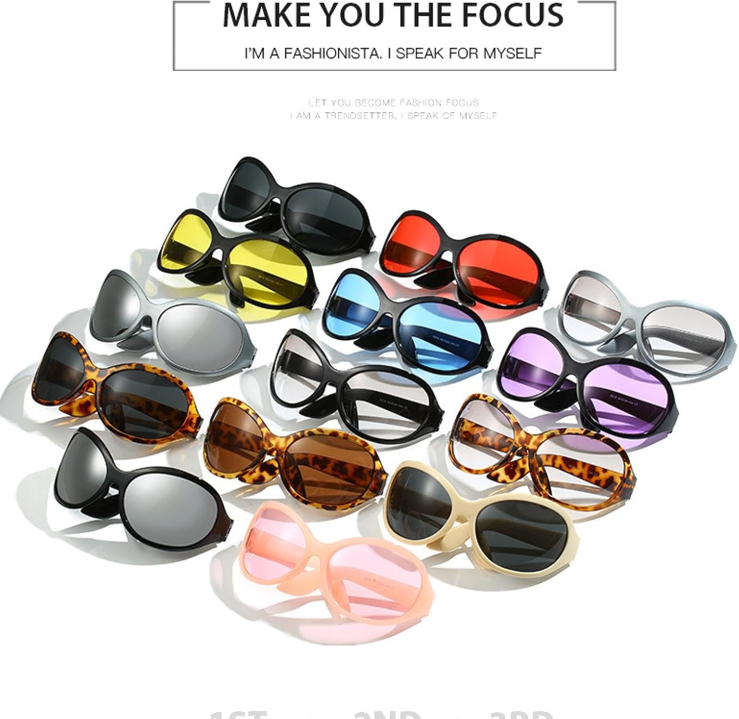 Steampunk Oversized Frame Sunglasses Women Men Vintage Outdoor Travel Street Photography Shades Uv400