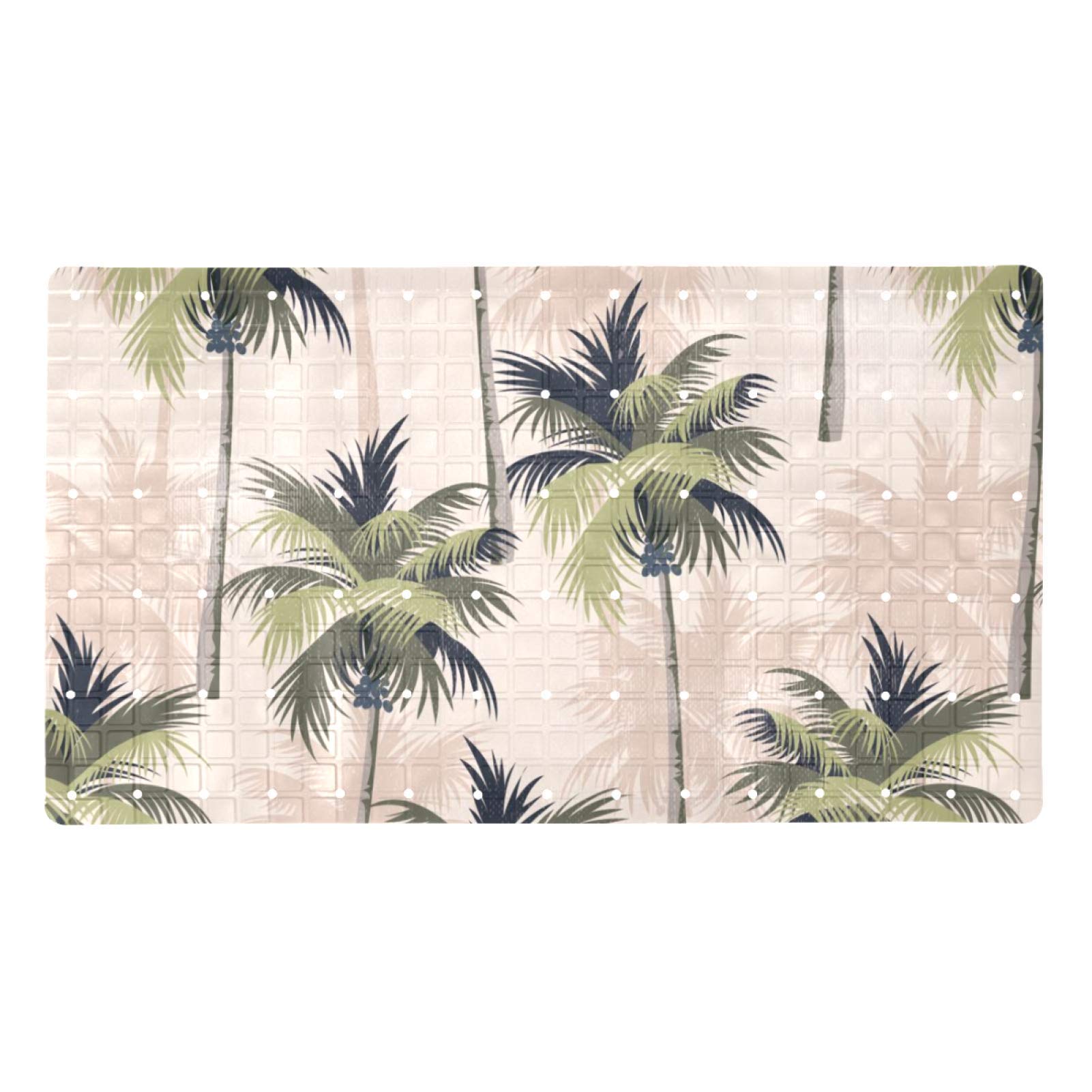 Tapis de bain antidérapant vintage anti-bactérien pour éviter les glissades