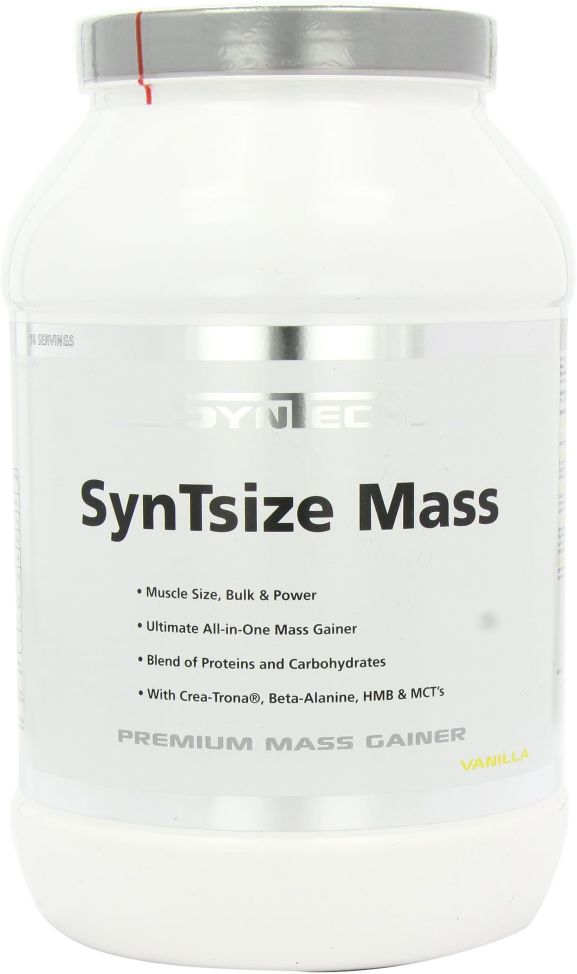 Syntech Nutrition 2.3Kg Syntsize Mass Vanilla Muscle Mass Gain Shake Powder