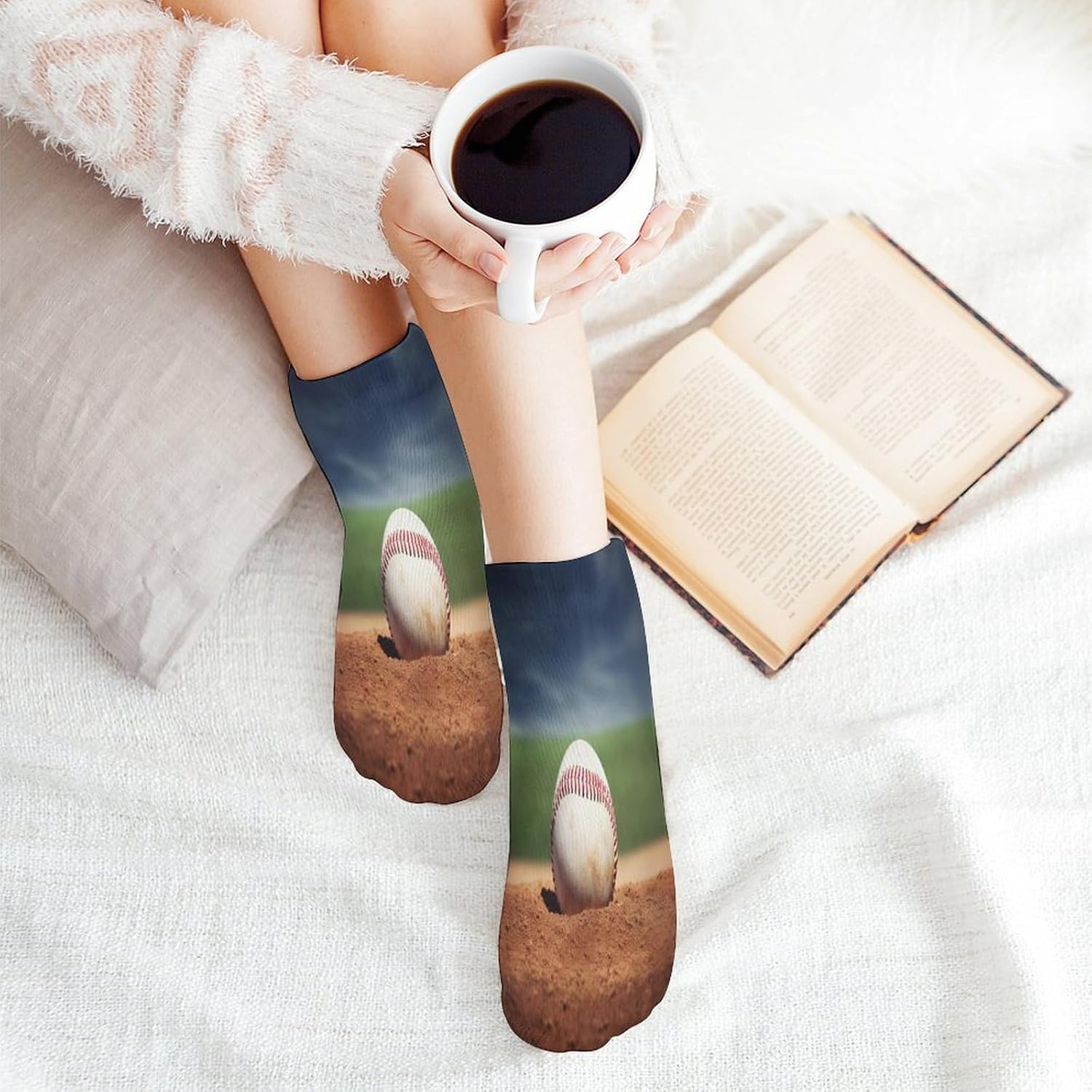 Socks for Men Women 5 Pairs Short Ankle Socks | Baseball Low Cut Casual Crew Sock Cute Breathable Athletic Socks Non Slip No Show Sock
