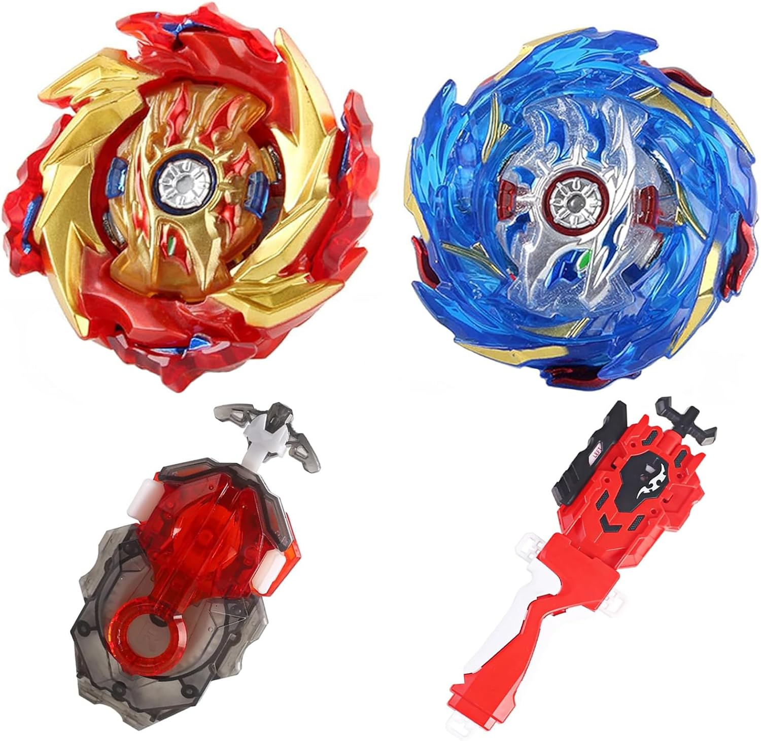 Amazon.com: Battling Tops Burst Ultimate Fusion DX B-174-1+B-174-2 Gyro ...