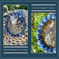 Vista 88 de 12MM Tiger Eye Bracelet Men Natural Golden Yellow Cats Eye Handmade Stretch Jewelry for about 8 inch Wrist Size Bring Luck Fortune Courage