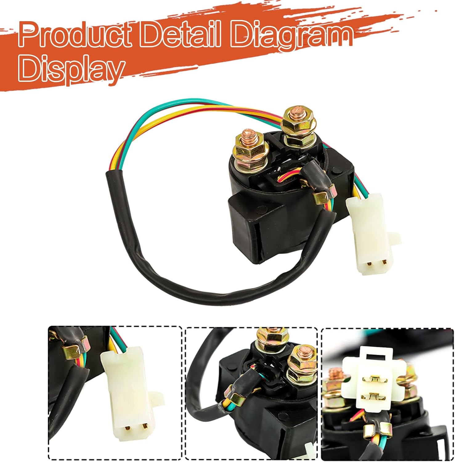 labwork CDI Ignition Coil Rectifier Wire Harness Relay Replacement for Honda FourTrax 300 TRX300 1994-1996 Replacement 31600-HC5-970 35850-HC4-000