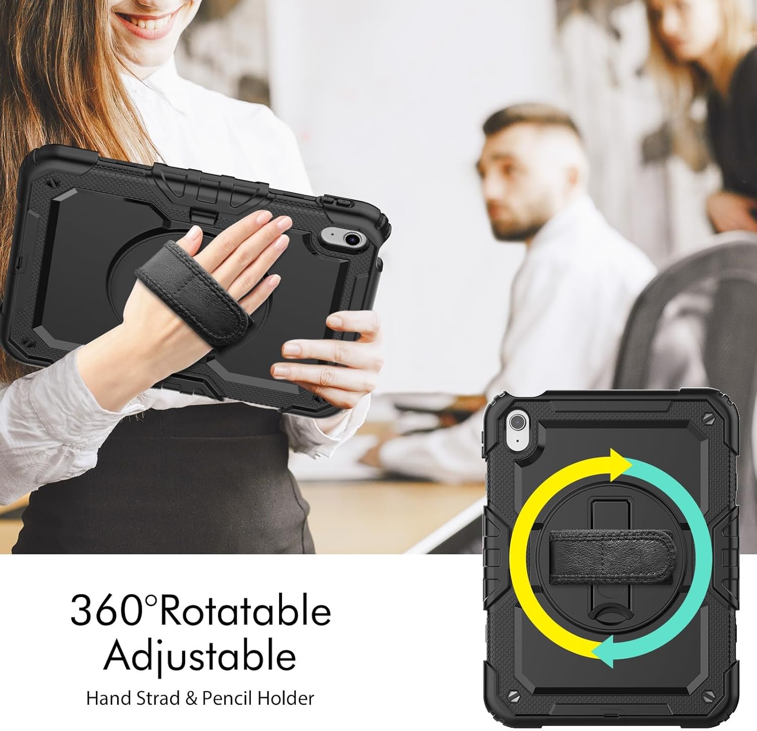 タブレット PC ケース Compatible with iPad 10th Generation 10.9 inch 2022 C