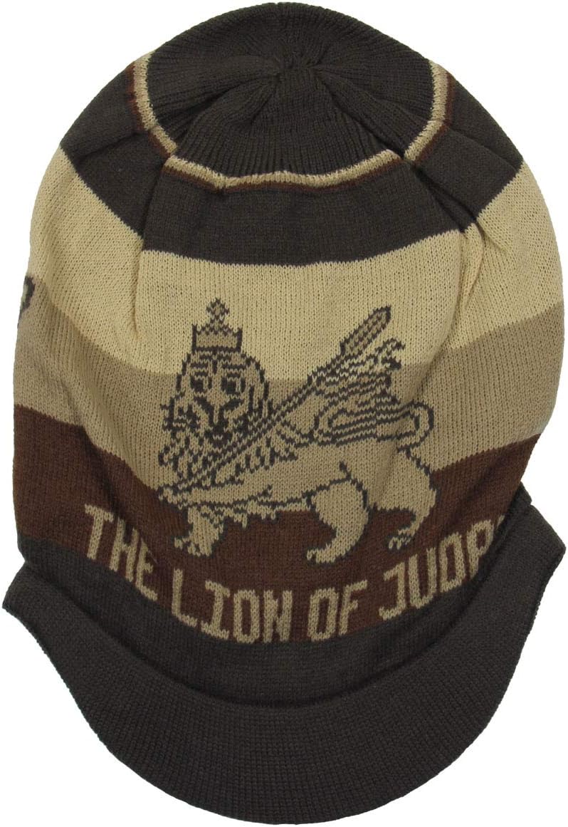 NY Rasta Lion of Judah Knit Beanie Visor