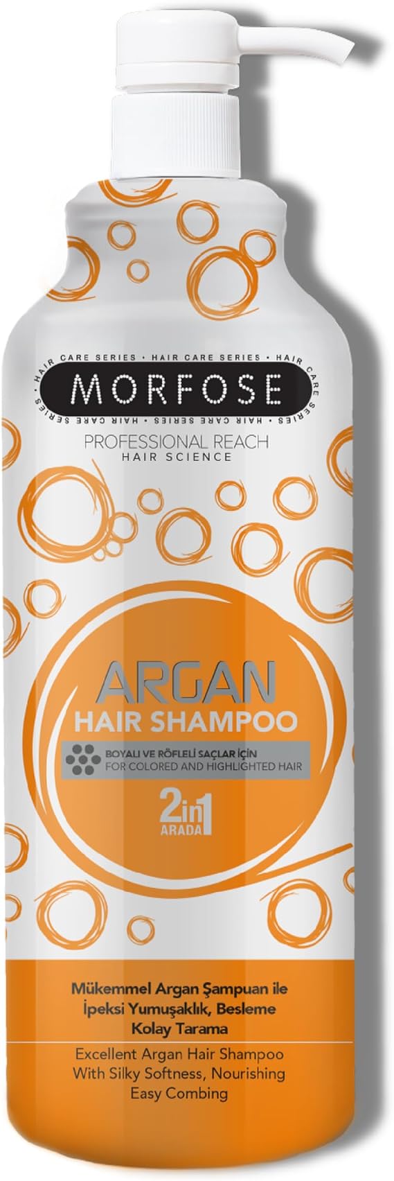 MORFOSE Shampoo 1000Ml (Orange) 1 Pack (1 x 1 Piece)