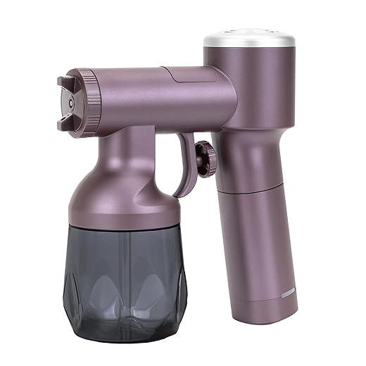 Yoyair Máquina de Bronzeamento A Jato Pessoal com Motor Sem Escova, Pistola de Bronzeamento A Jato Profissional de Alta Potência, Tipo Sem Fio, Portátil E Recarregável, Autobronzeador para Salão de Be