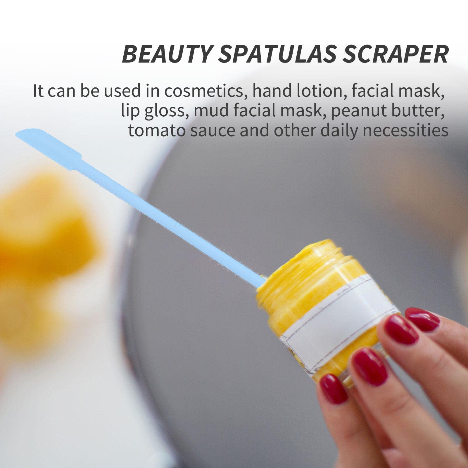 Wiederverwendbarer Make-up Spachtel Aus Edelstahl – 15 Cm Länge, Zum Mischen Von Lippenstift, Lidschatten & Nagellack