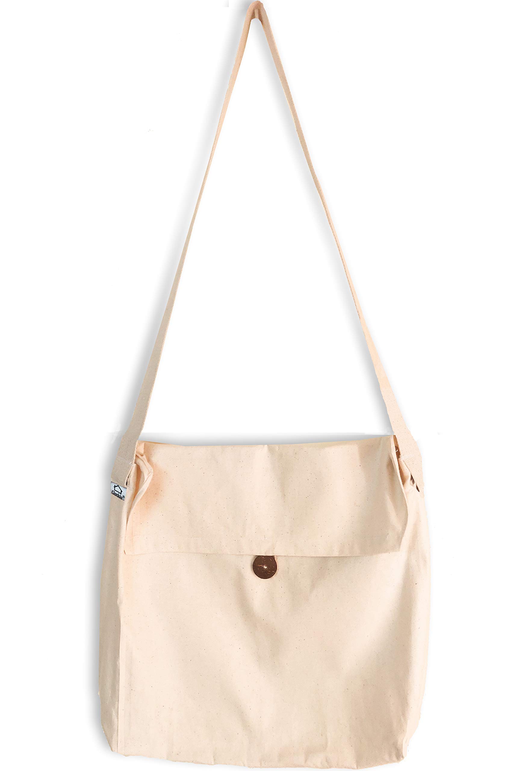See full amazon price history chart for Clarkia Unisex-Adult Unisex Eco-Friendly Cotton Shopper Tote Bag With Coconut Shell Button For Grocery Shopping Cross-Body Sling Bag (White) Clarkia Unisex-Adult Unisex Eco-Friendly Cotton Shopper Tote Bag With Coconut Shell Button For Grocery Shopping Cross-Body Sling Bag (White) (B08543D1HR) Amazon Price History, Amazon Price Tracker