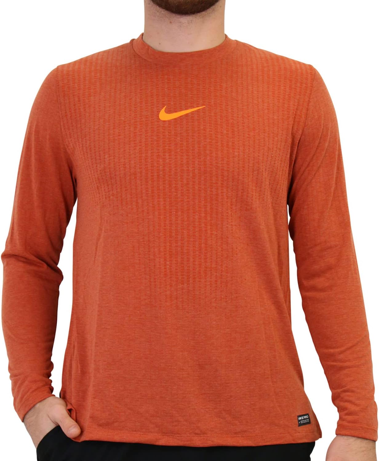 nike long sleeve orange