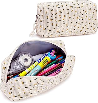 LEDAOU Cute Pencil Case for Kids Girls Boys Pencil Pouch kawaii Pen Pencil Box Bag Holder for School Students