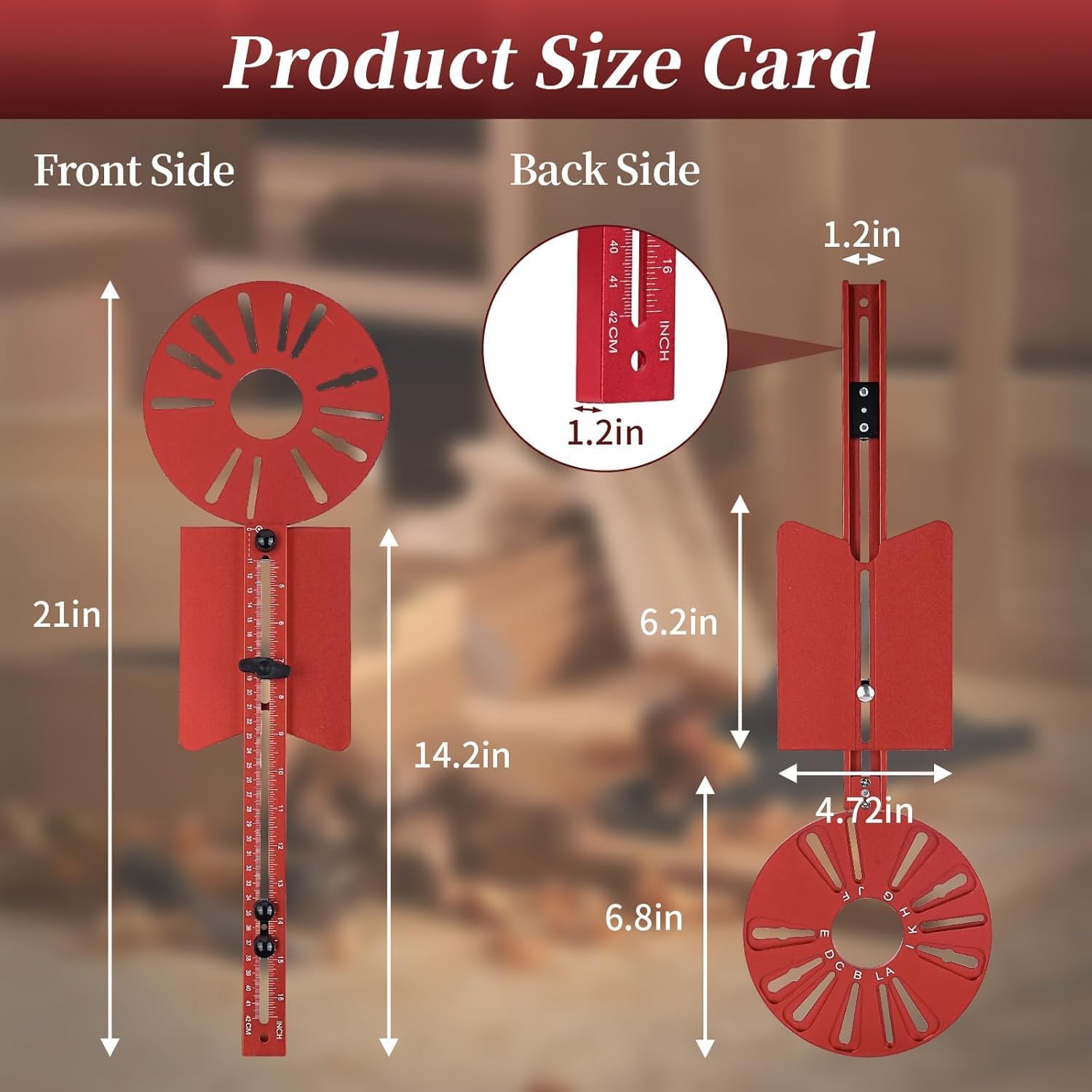 Router Circle Cutting Jig, Adjustable Circle Jig for Router, Router Guide