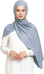 Lina & Lily Non-see-through Jersey Modal Hijab Head Scarf Wrap for Muslim Women