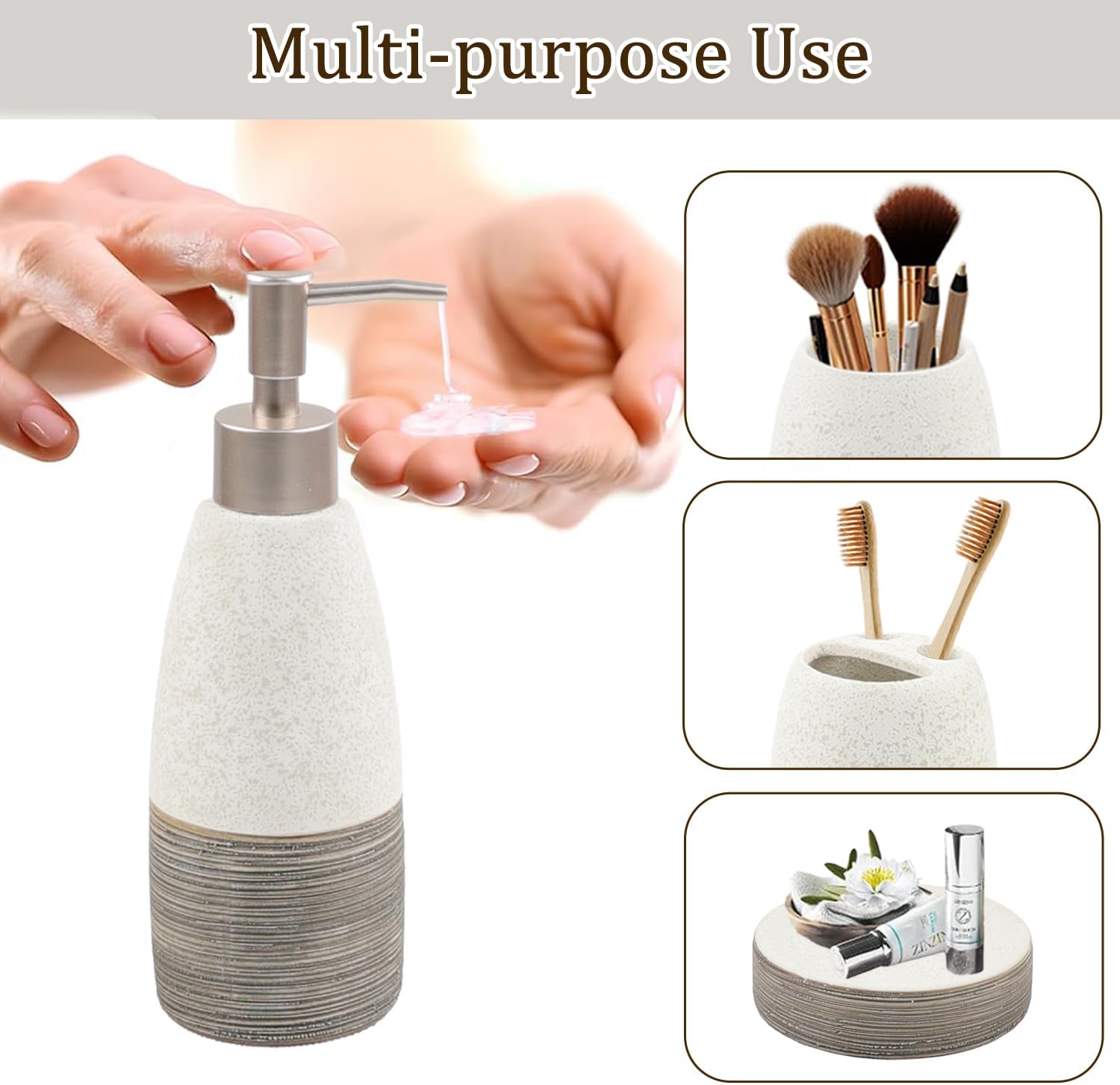 Bathroom Accories Set, Ceric Bathroom Decor Accory,