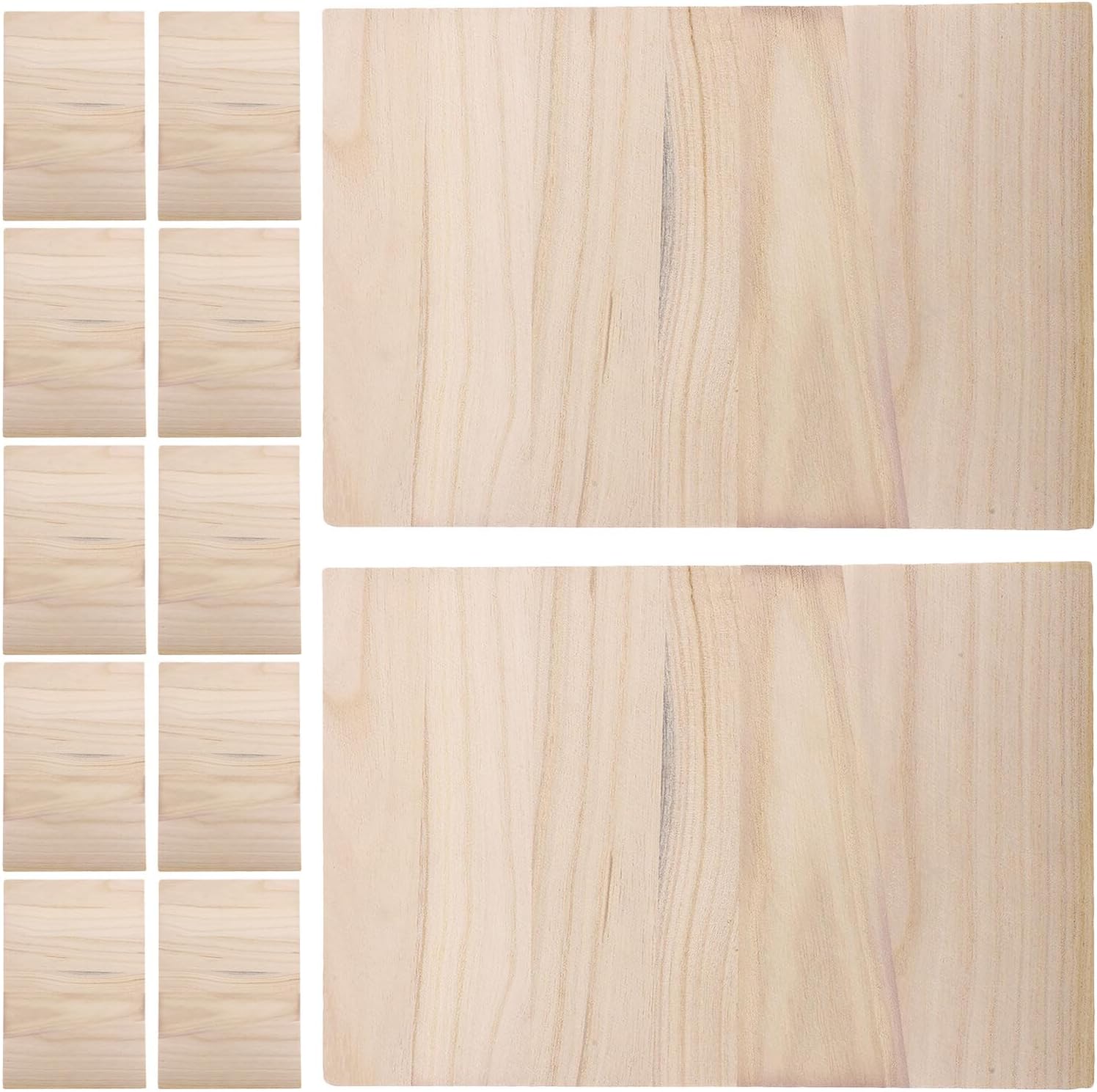 Zerodeko 12pcs Taekwondo Karate Breaking Boards Wood Performance Boards 0.3cm 0.6cm Thickness Martial Arts Demo Training Equipment for Taekwondo Practice