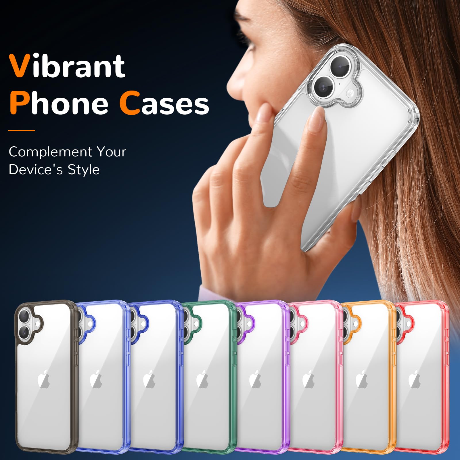 Clear Case for iPhone 15, Ultra Thin, Shockproof TPU Cover, Anti-Yellowing, Crystal Clear, Phone Case for Apple iPhone 15 - Clear — view 222
