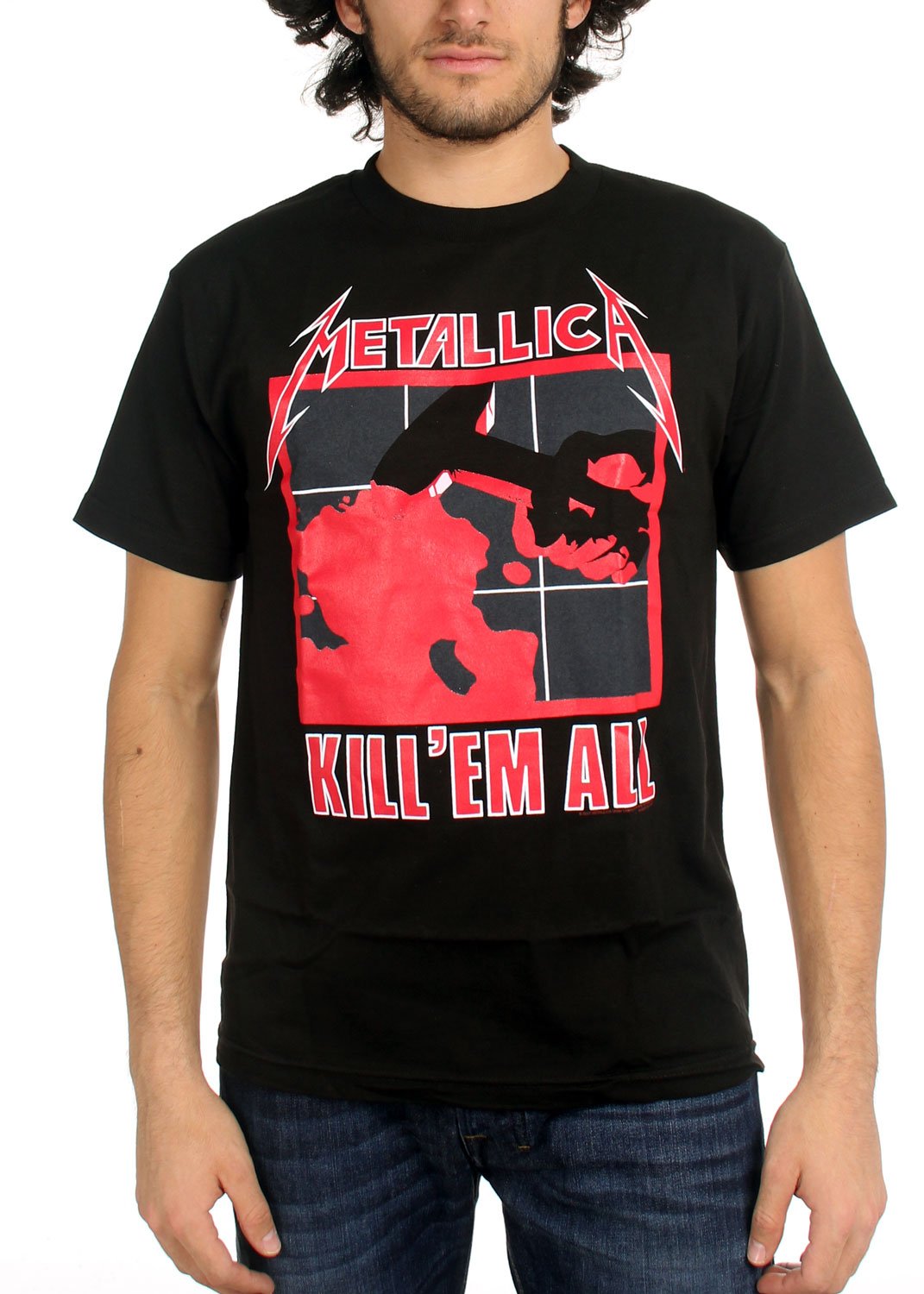 Amazon.com: Metallica - Kill Em All Mens S/S T-Shirt In Black  