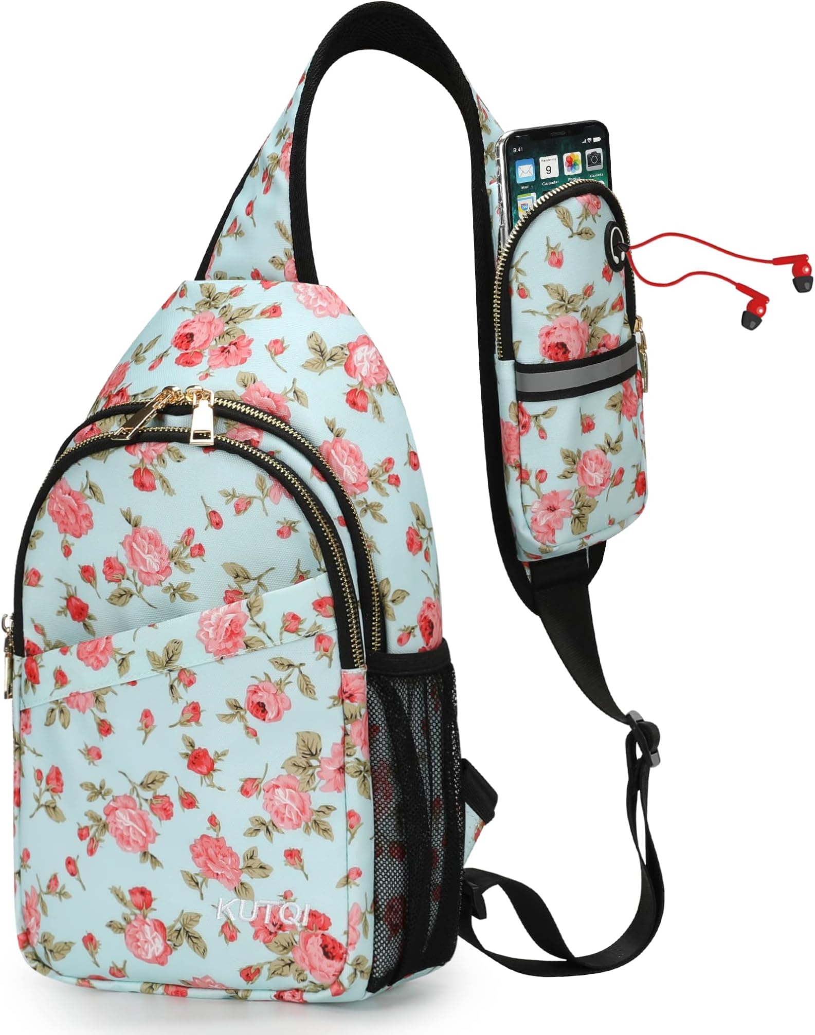 Sling Backpack Crossbody Sling Bag for Women Men Multipurpose Travel Essentials Hiking Chest Bag Daypack