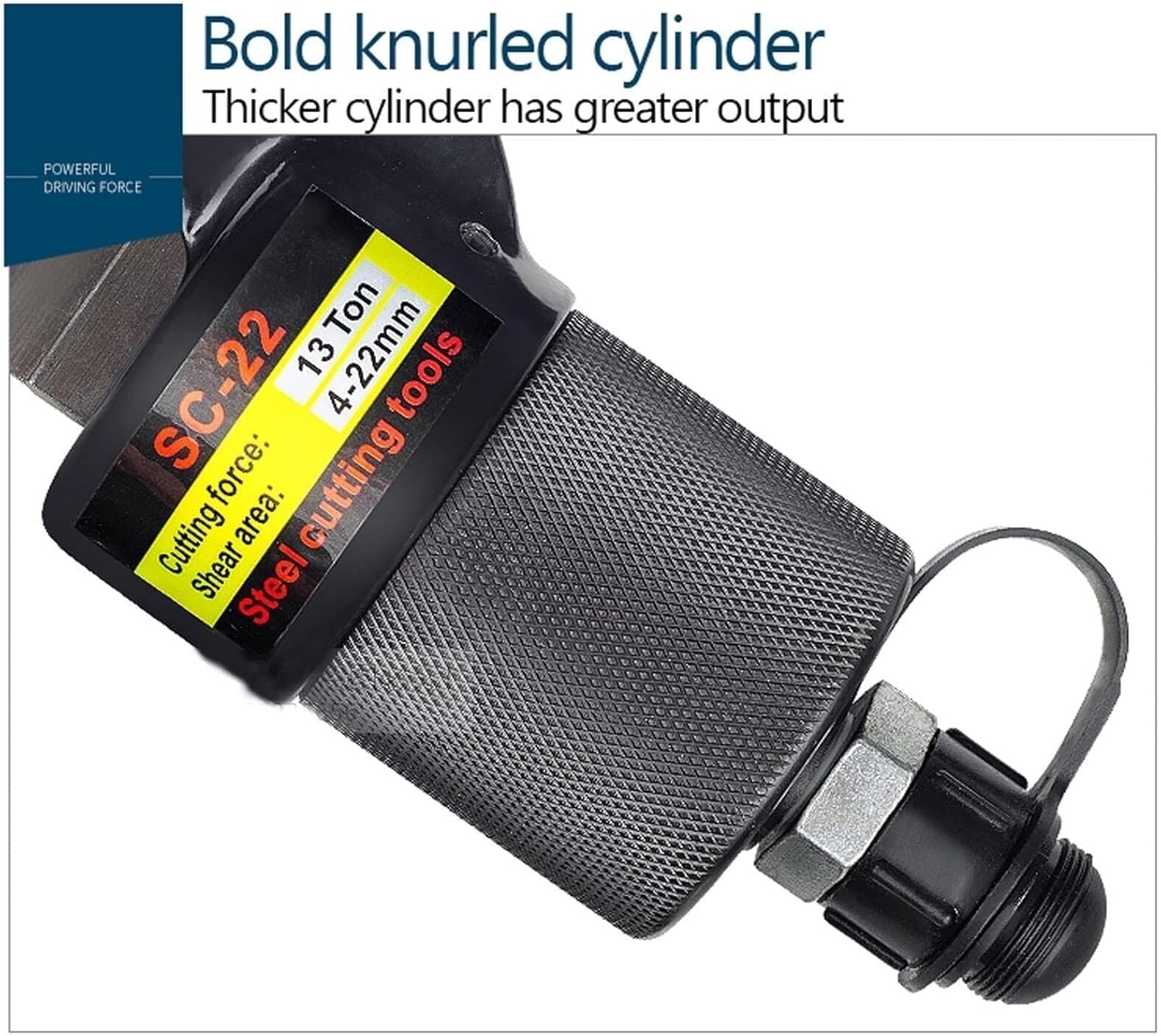 Split hydraulic rebar cutter, 4-16/4-22mm concrete construction tool, with CP-180 manual pump, size: 12t(8t)