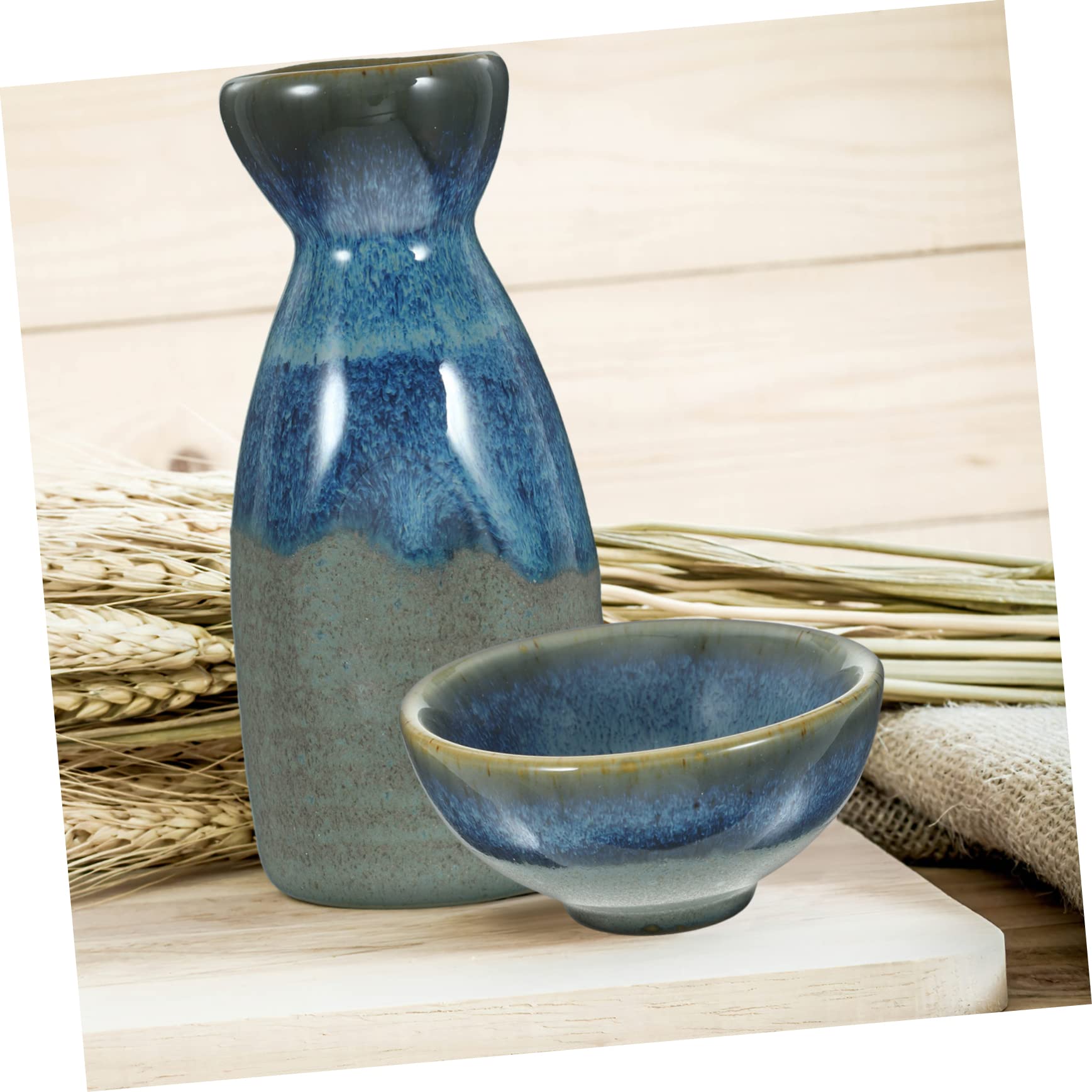 LIFKOME Japanisches Sake Satz 1 Keramik 130ml 40ml Elegant Geschenkideen