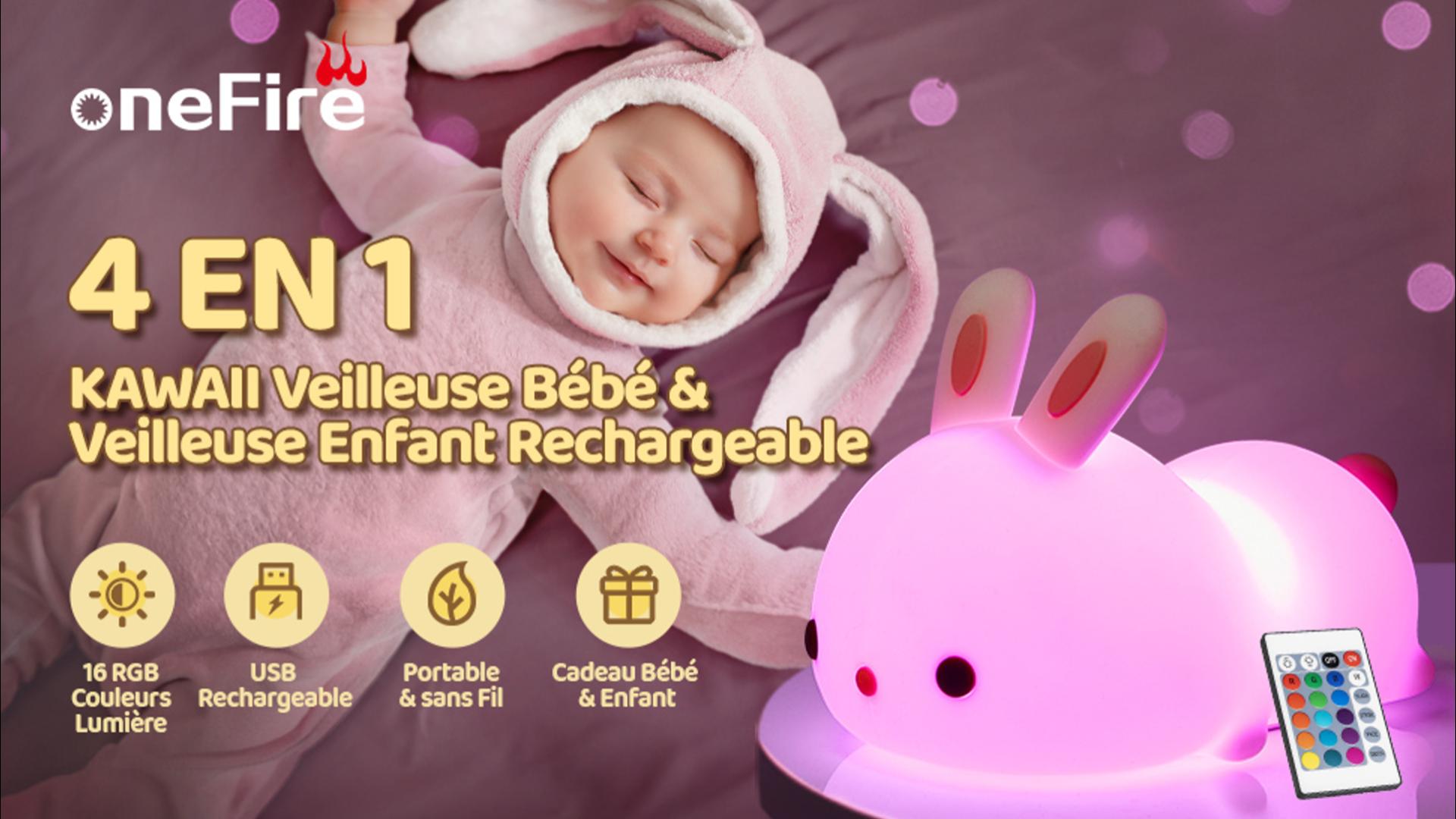 Veilleuse Lanterne Pixelisée LED - 16 Couleurs, Télécommande, Rechargeable USB, Pour Chambre, Décoration Enfant - 2