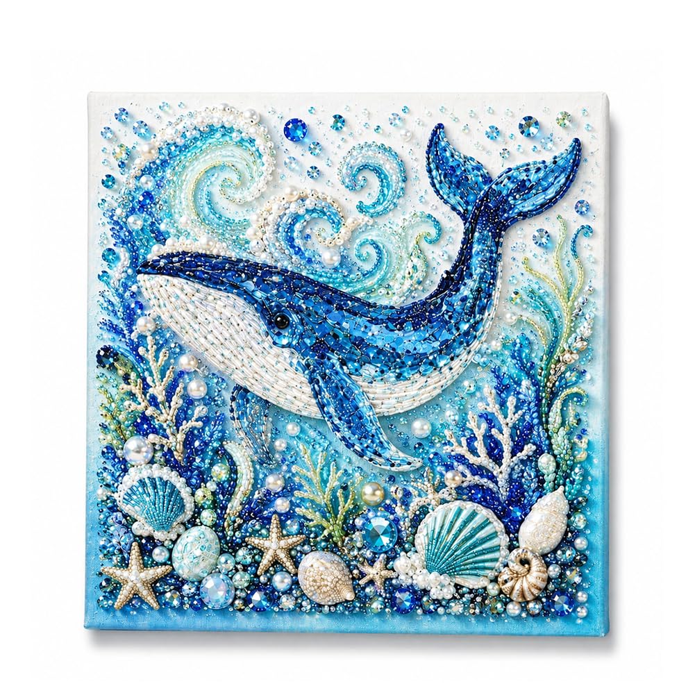 Ocean Pearl Art DIY Kit, Octopus 3D Mosaic Wall Decor