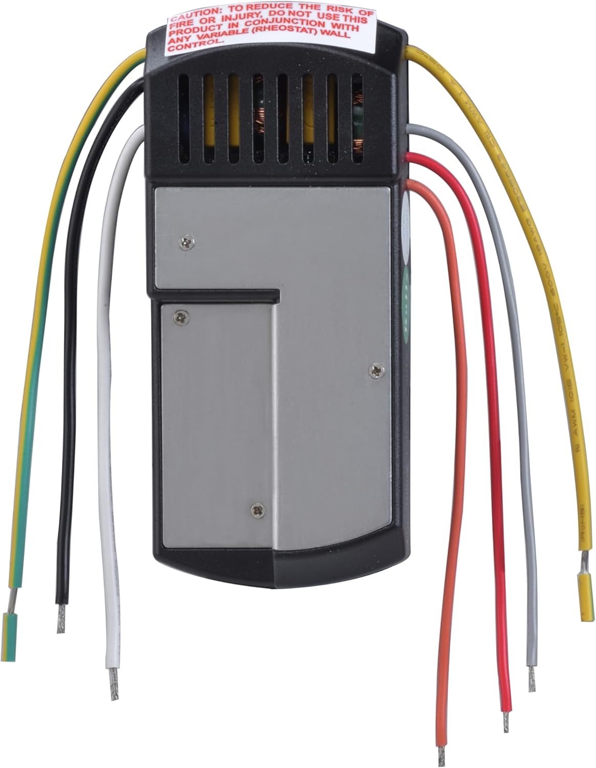 DC Motor Ceiling Fan Wall-Mounted Control and Receiver for 1070 Ceiling Fan, White