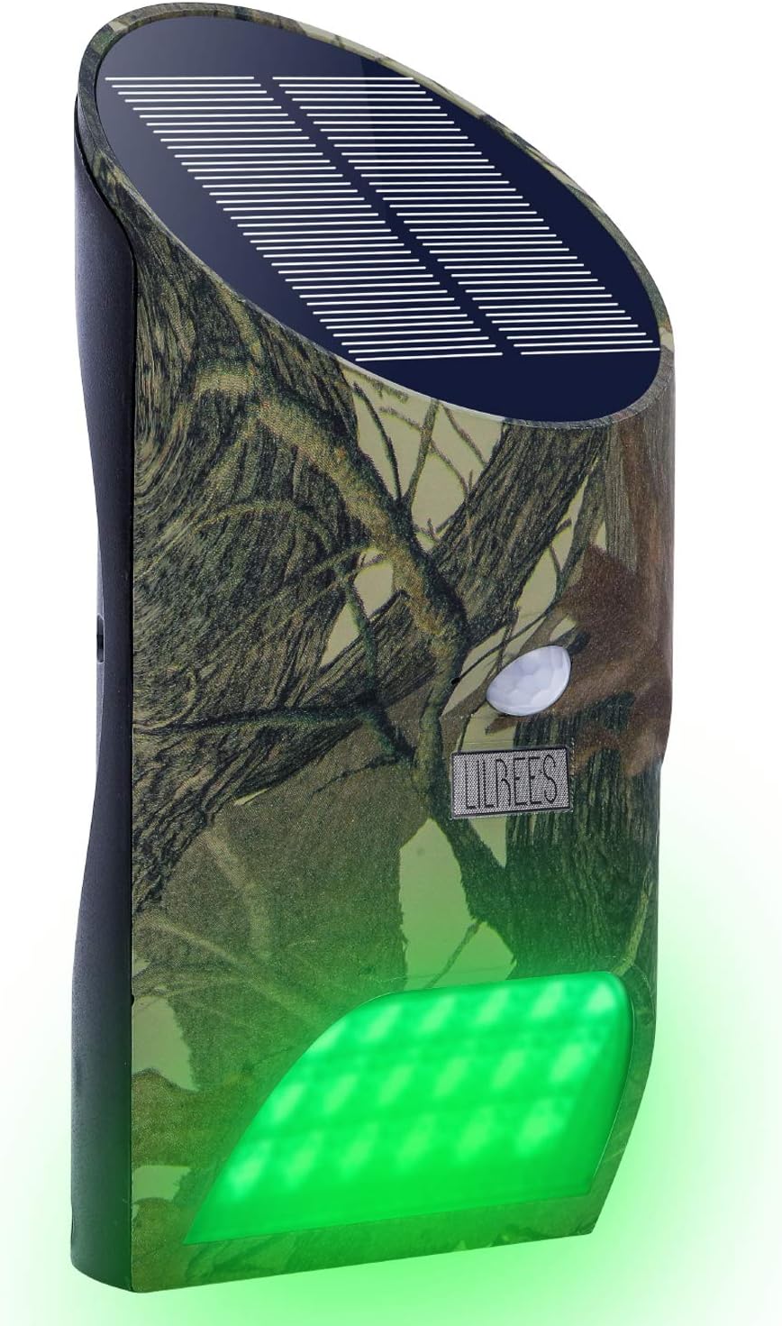 - Feeder Hog Light Vizzlema Outdoor Solar Feeder Light for Hunting with Motion Sensor and Green Light for Game Animal Hunting