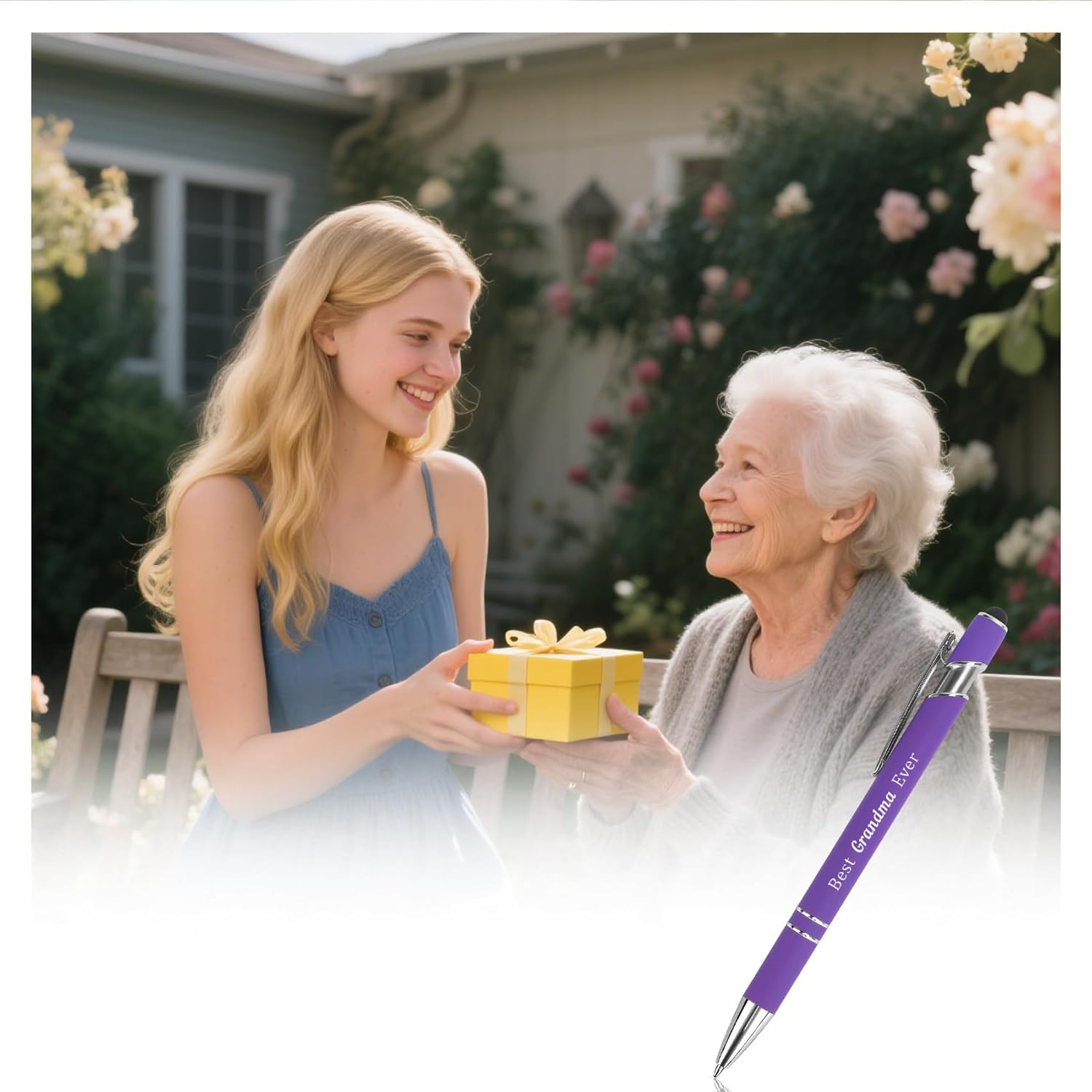 Birthday Mother Grandparents Christmas Valentines Day Gift for Grandma,Best Grandma Ever Gifts Grandma Ideas,Ballpoint Pen,Stocking Stuffers for Women - Image 6