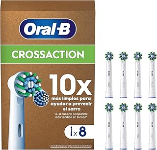 8 recambios Oral-B Crossaction