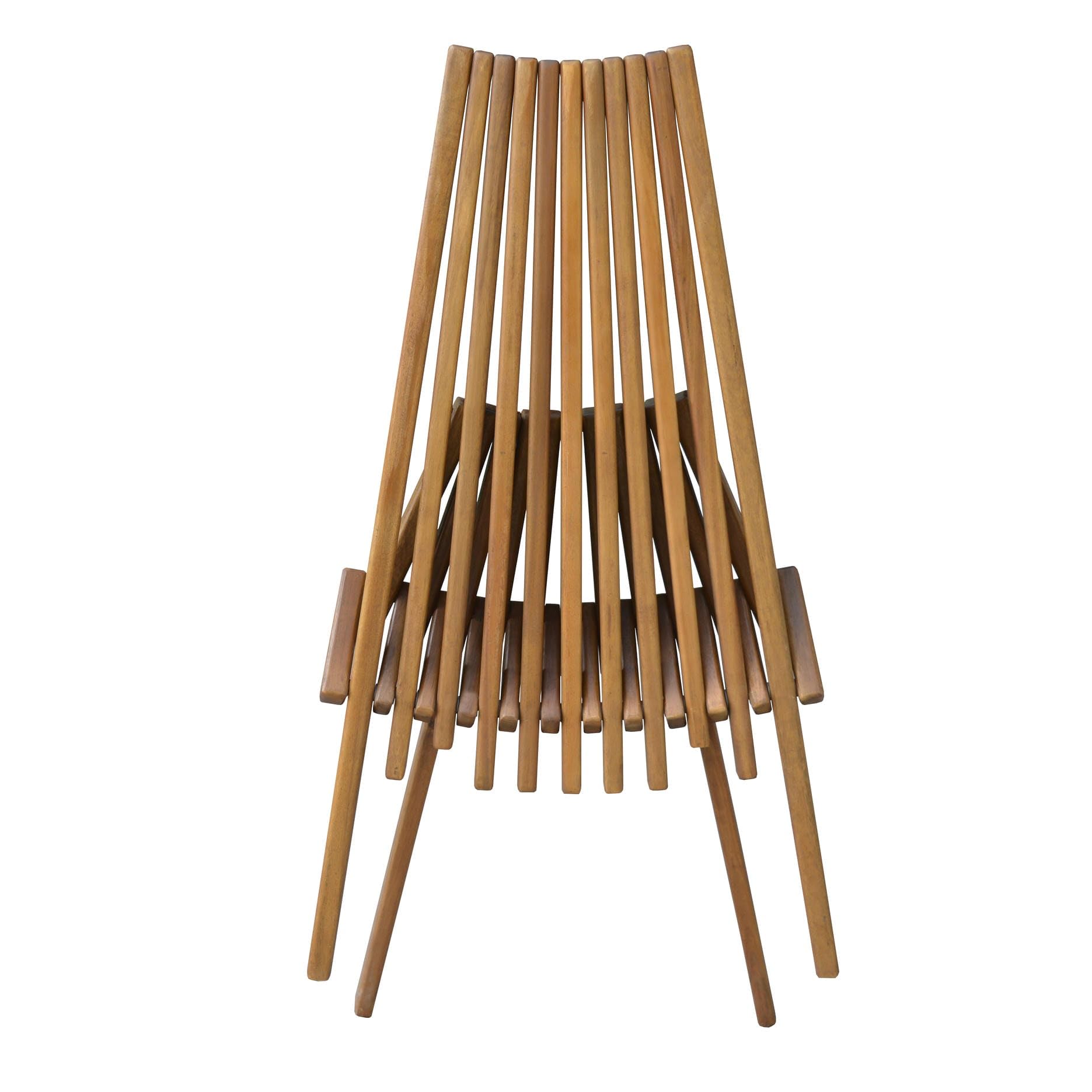 Holzliegestuhl klappbar aus Akazie, ca. 50 x 69 x 84 cm | Klappbar, FSC Akazienholz, Wetterbeständig, Belastbar bis 110 kg