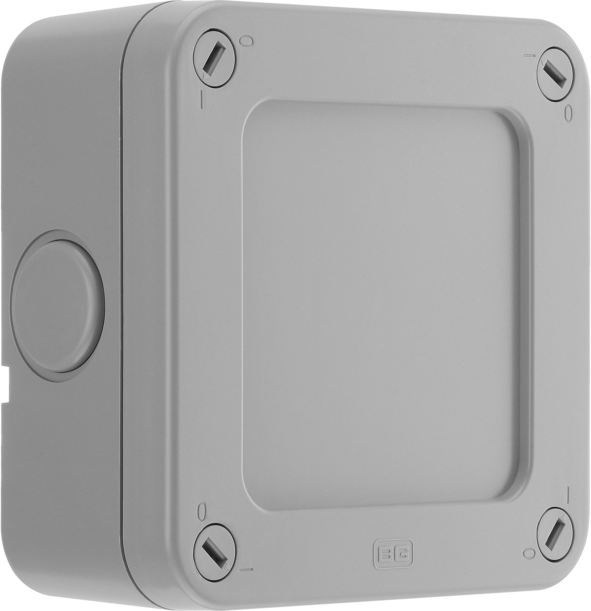 Masterplug WPJB Outdoor Weatherproof Junction Box, 5 Pole Terminal Block, IP66 Rated, Grey