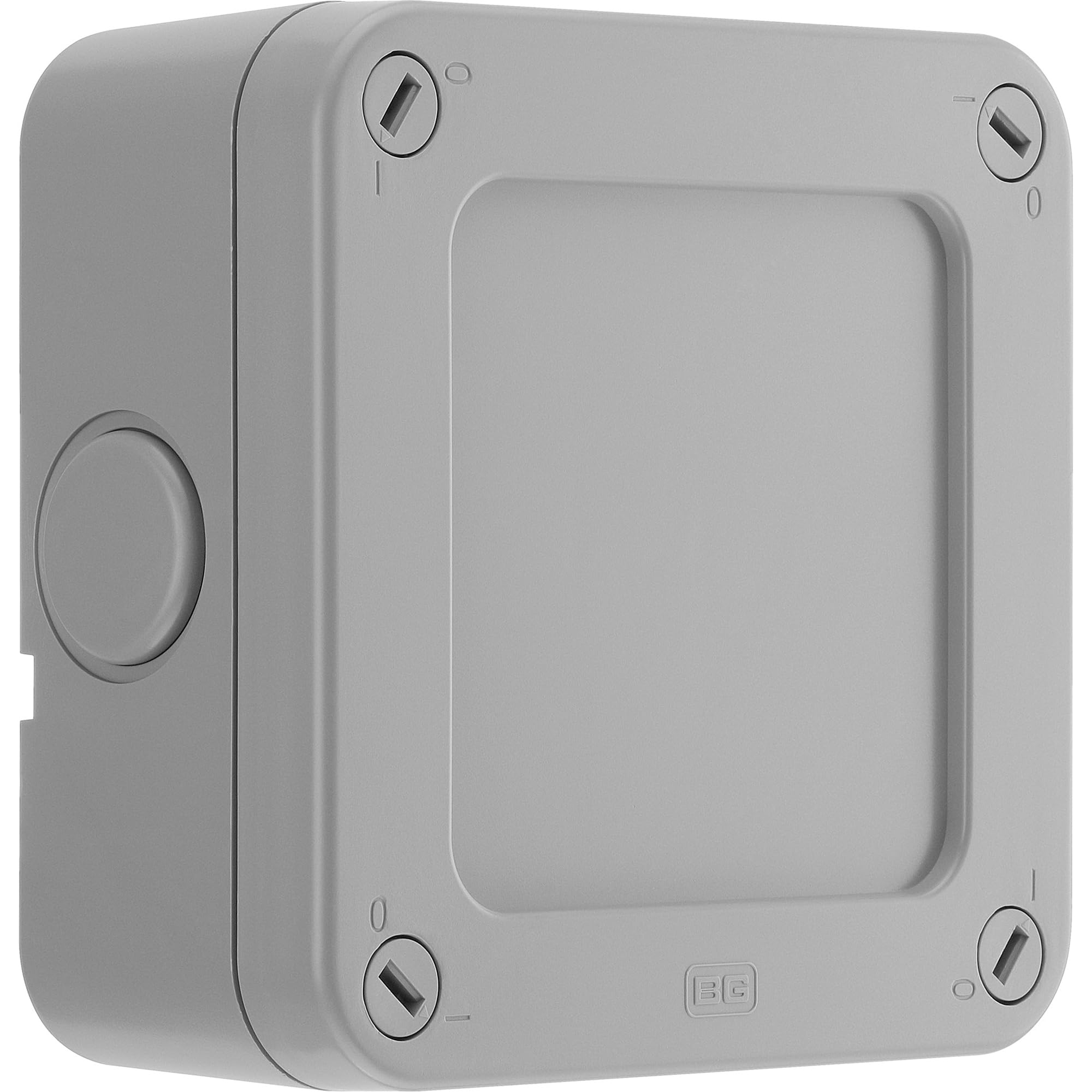 Masterplug WPJB Outdoor Weatherproof Junction Box, 5 Pole Terminal Block, IP66 Rated, Grey
