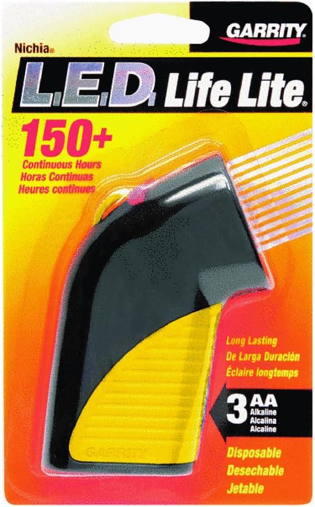 Garrity L.E.D. Life Lite Disposable LED Flashlight, (colors chosen at random)