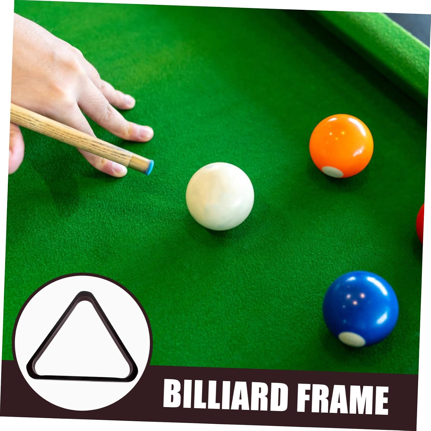 DECHOUS Billiard Rack Premium Billiard Ball Fixing Rack for Pool Tables for Rooms Billiards Clubs Elegant Accessory for Amateurs