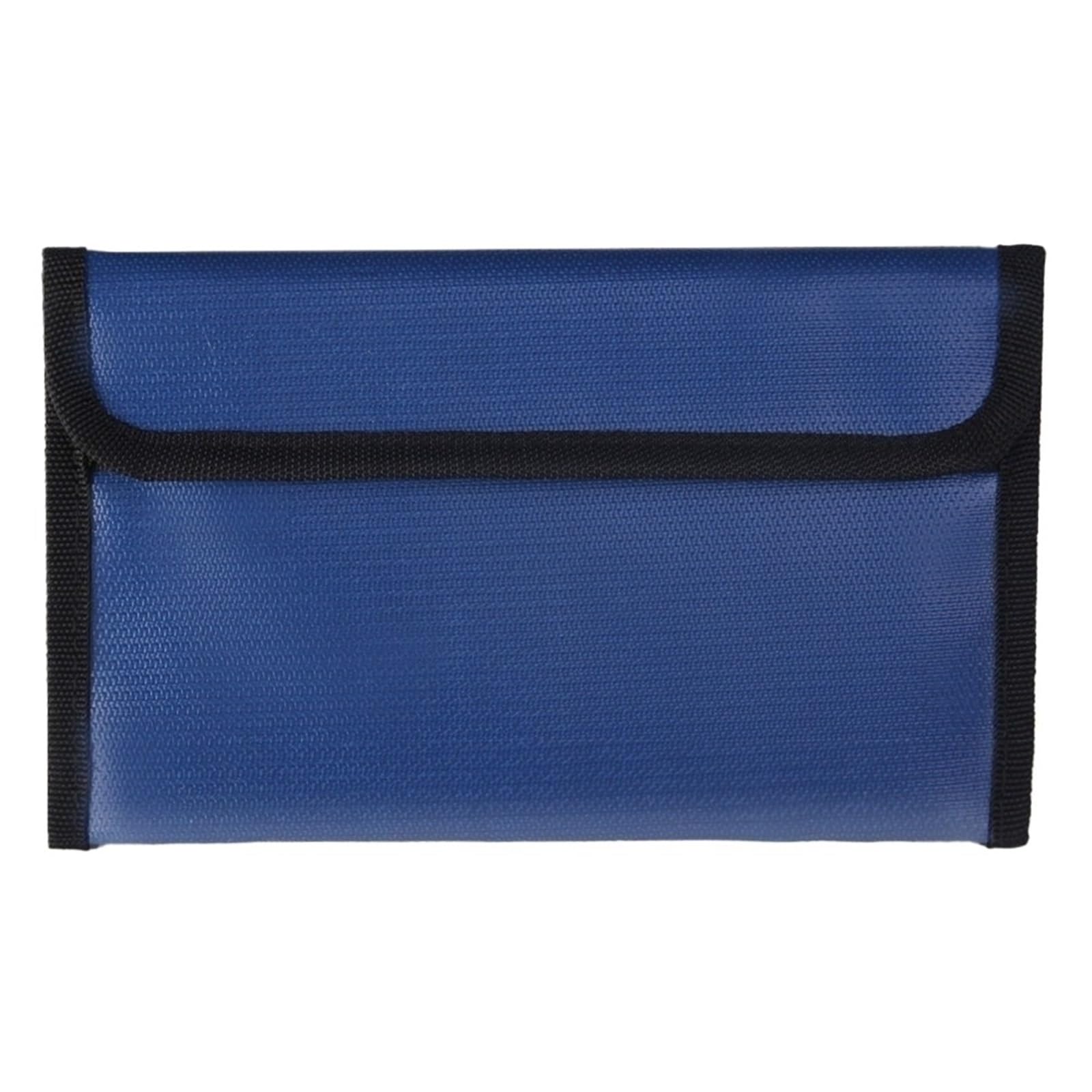 2 pezzi Borsa portadocumenti ignifuga impermeabile, multifunzionale, porta buste ignifugo per Documenti Passaporto(Color4)