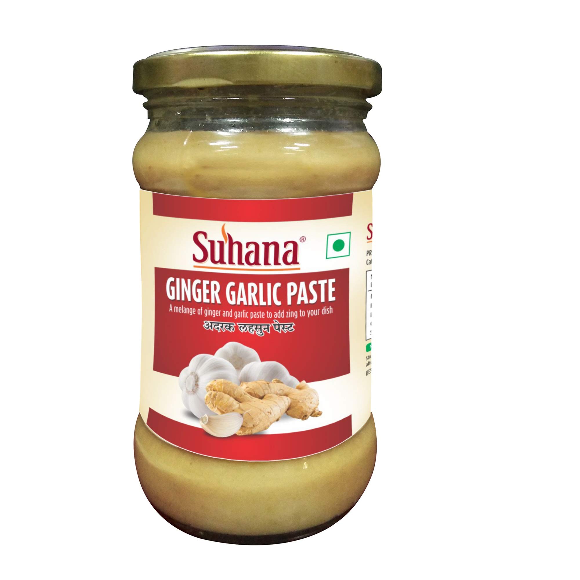 Suhana Ginger Garlic Paste 200 Gm Jar - Pack Of 2
