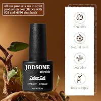 JODSONE 100 Darabos Gél Körömlakk Készlet - 95 Szín, Alap és Fedőlakk, Matt és Fényes Változat, UV/LED Lámpával Kompatibilis, Manikűr Szett 6