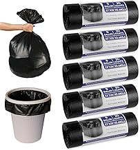 100 Pieces Waste Bags 30L, Biodegradable Trash Bags 30L, Biodegradable Toilet Bags, 30L Waste Bag for Camping, Kitchen, Living Room, Bathroom