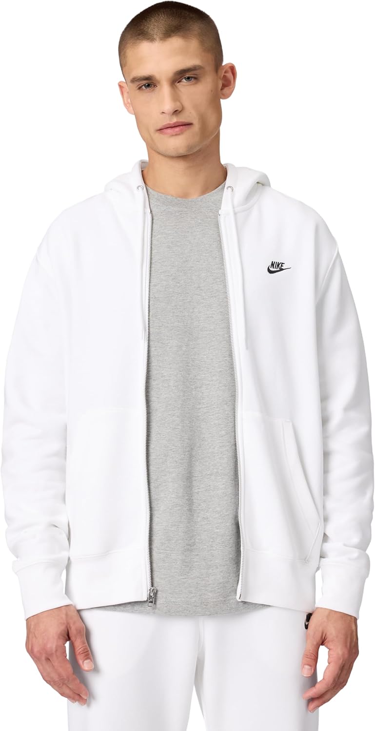 Nike Men's Club Full-Zip Fleece Hoodie