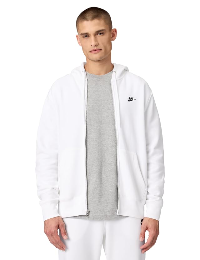 Nike Mens Club Full-zip Fleece Hoodie