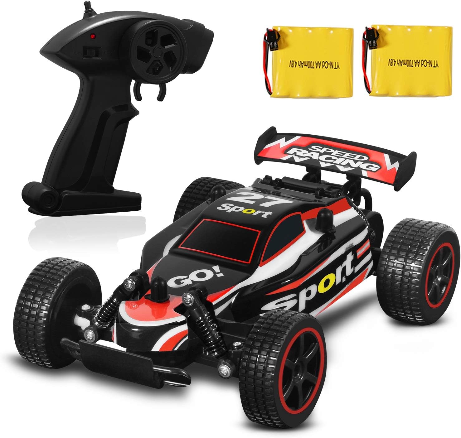 Amazon Smija ラジコンカー こども向け 高速ラジコン車 1 無線操作 2wd 防水rcカー 防振性 リモコンカー 走破性抜群 おもちゃ 赤い ラジコン ドローン 通販