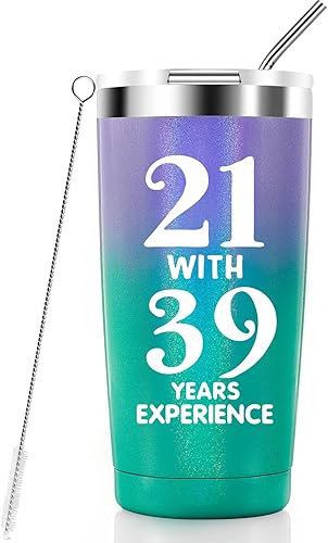 JERIO Regalos de 60 cumpleaños para mujeres, regalo para mujeres que cumplen 60 años, regalos de cumpleaños para ella, mamá, esposa, hermana,