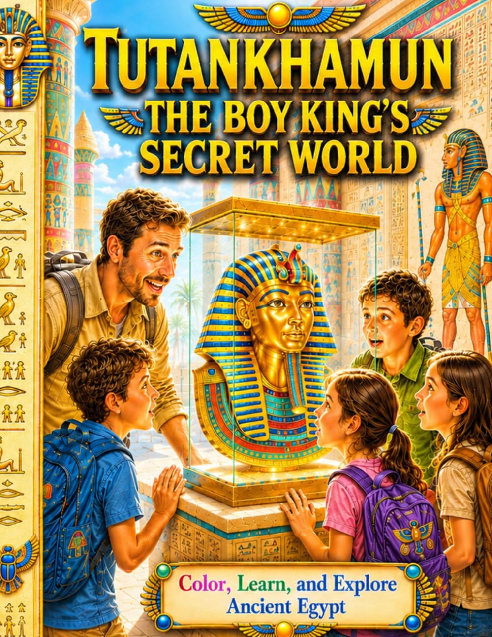 Tutankhamun: The Boy King’s Secret World: Color, Learn, and Explore Ancient Egypt
