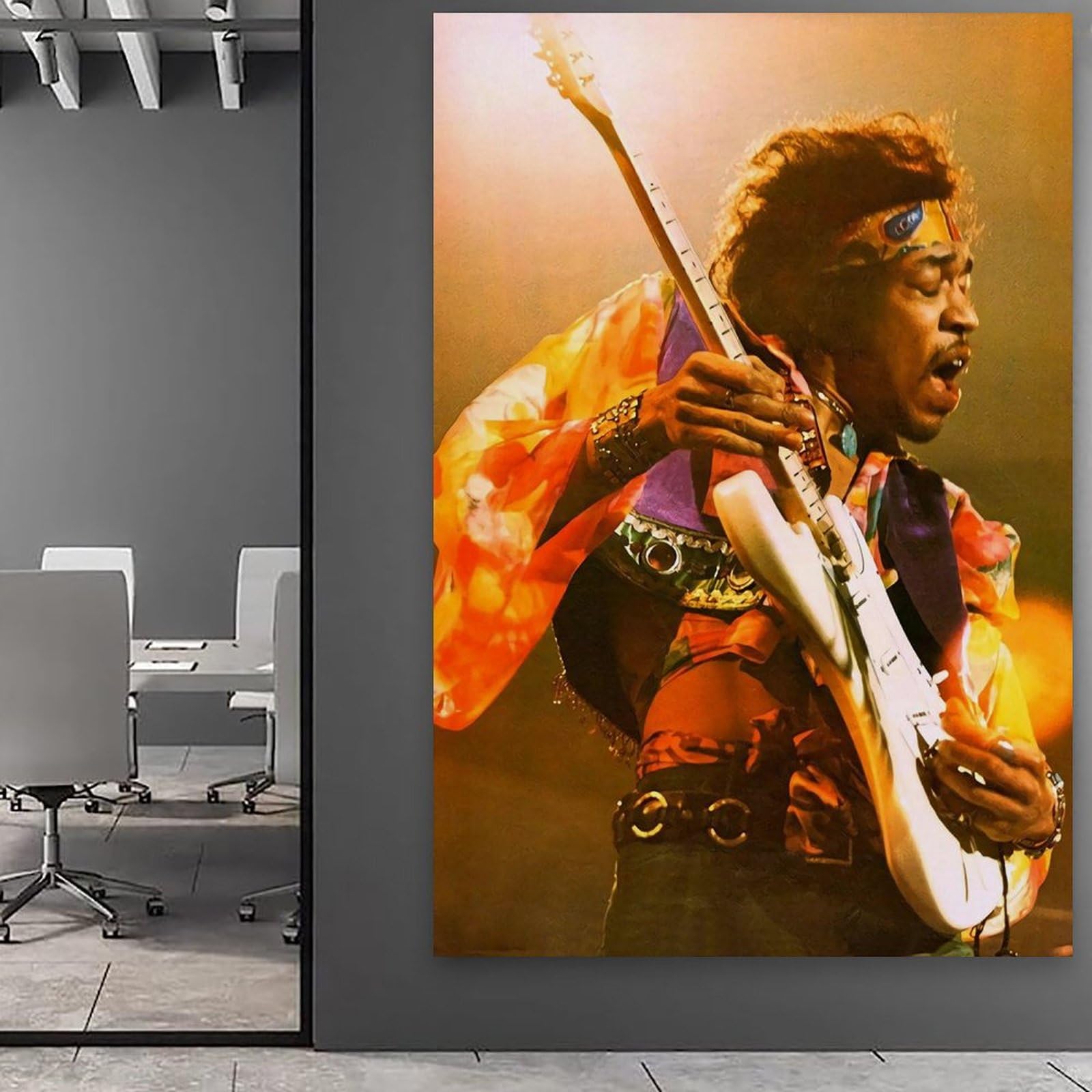 [希少]ジミ・ヘンドリックス　1968USツアー　額装付きポスター 希少]ジミ・ヘンドリックス 1968USツアー 額装付きポスター 希少