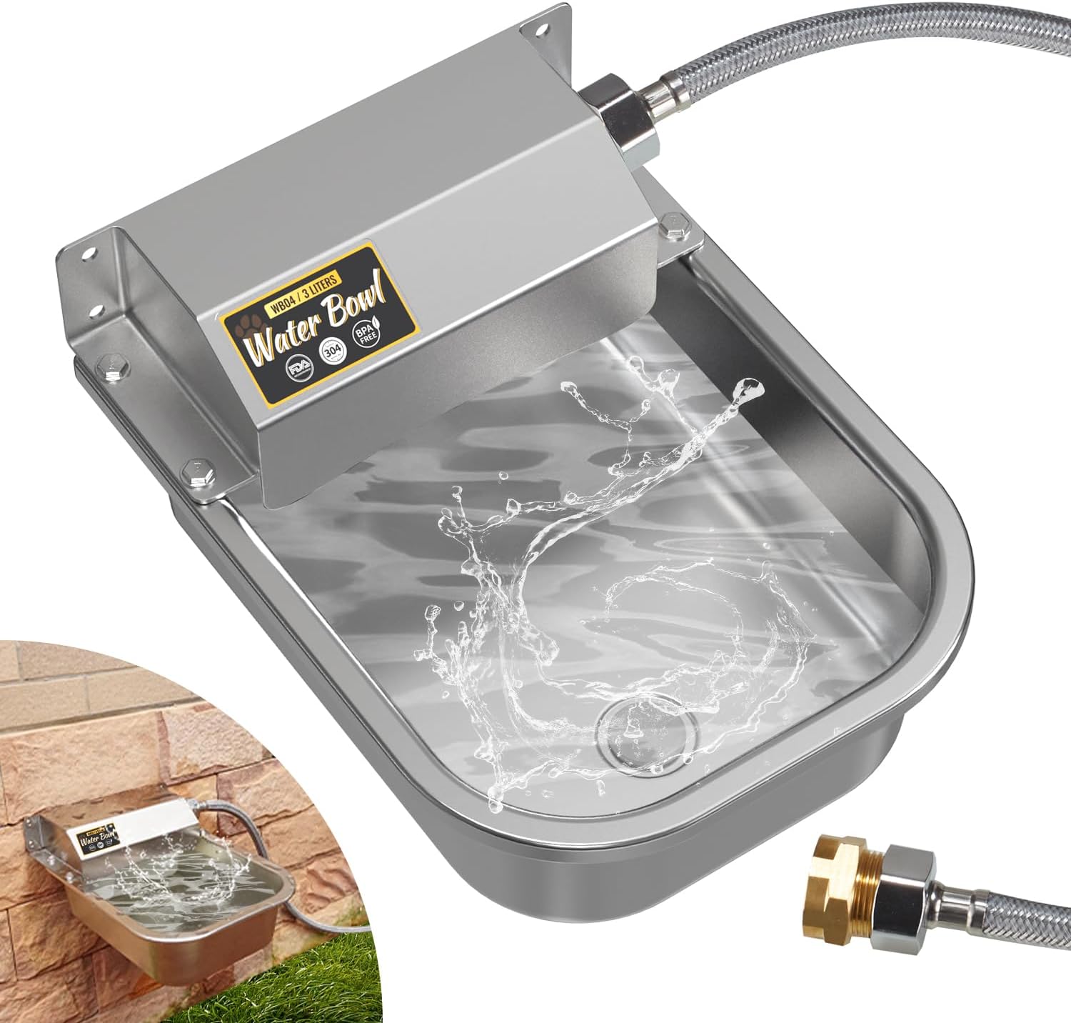 Pet Supplies PETHIND Automatic Water Dispenser for Dogs, 304