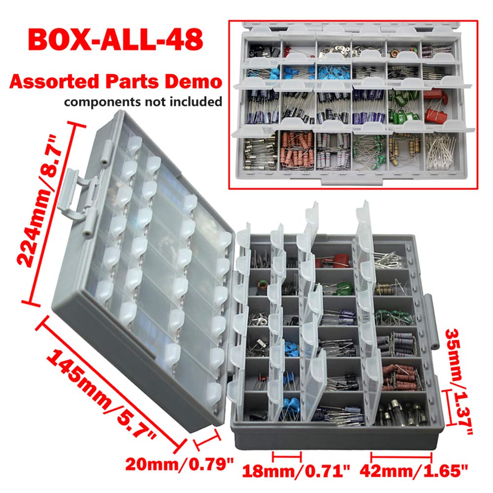 aidetek-boxall96as-96-lids-anti-static-esd-safe-enclosure-smd-smt-ic